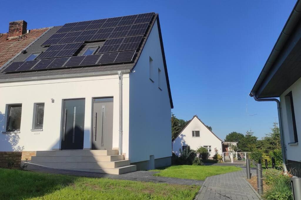 Storchennest - Ferienwohnung Am Storchenradweg Ketzür エクステリア 写真