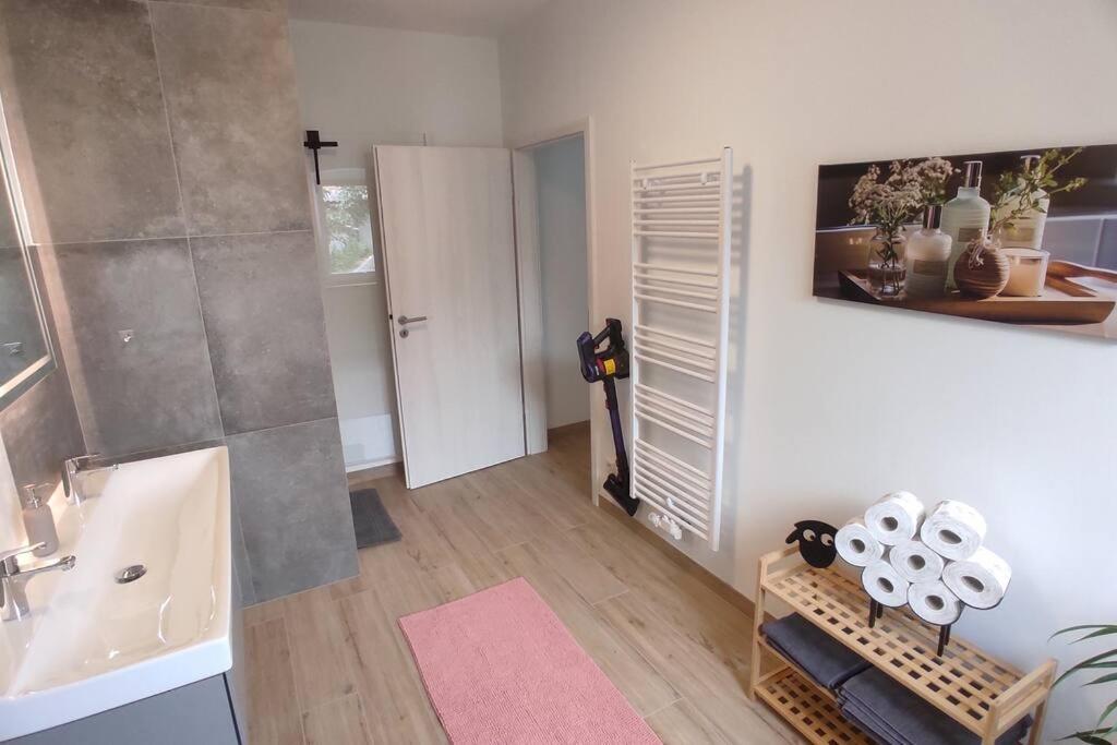 Storchennest - Ferienwohnung Am Storchenradweg Ketzür エクステリア 写真