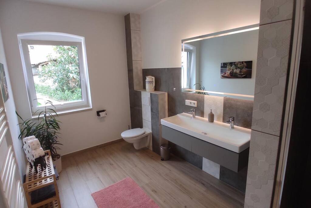 Storchennest - Ferienwohnung Am Storchenradweg Ketzür エクステリア 写真