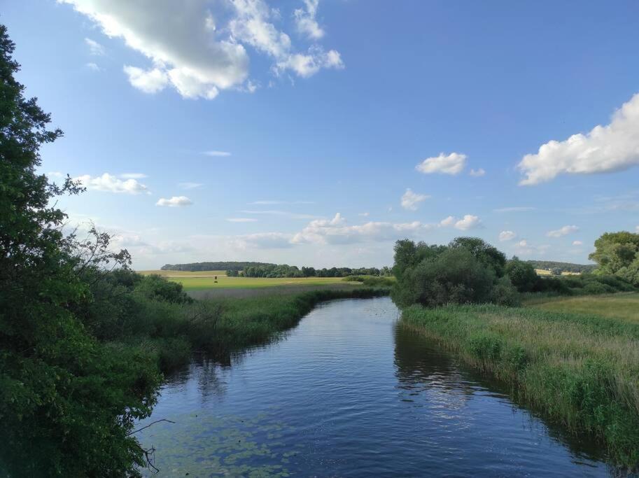 Storchennest - Ferienwohnung Am Storchenradweg Ketzür エクステリア 写真